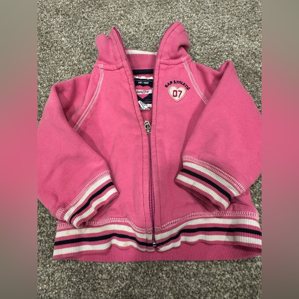 VTG. GAP Baby Zip-Up Hoodie 12-18 Month Toddler - Picture 1 of 2